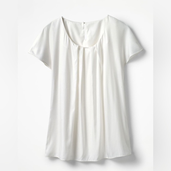 Boden Ravello silk top white size 12 - Picture 1 of 12